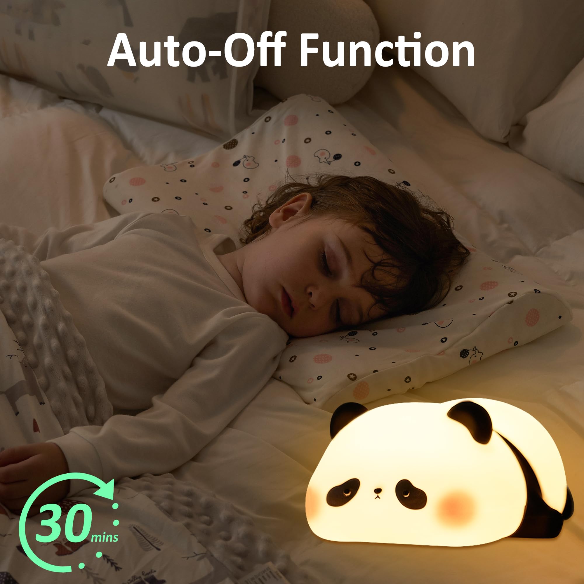 Attivolife Panda Night Light anti-blue light LED protects eyes during night