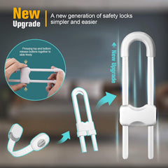 AUAITTECH safe ABS plastic ensures durable, odor-free cabinet protection.