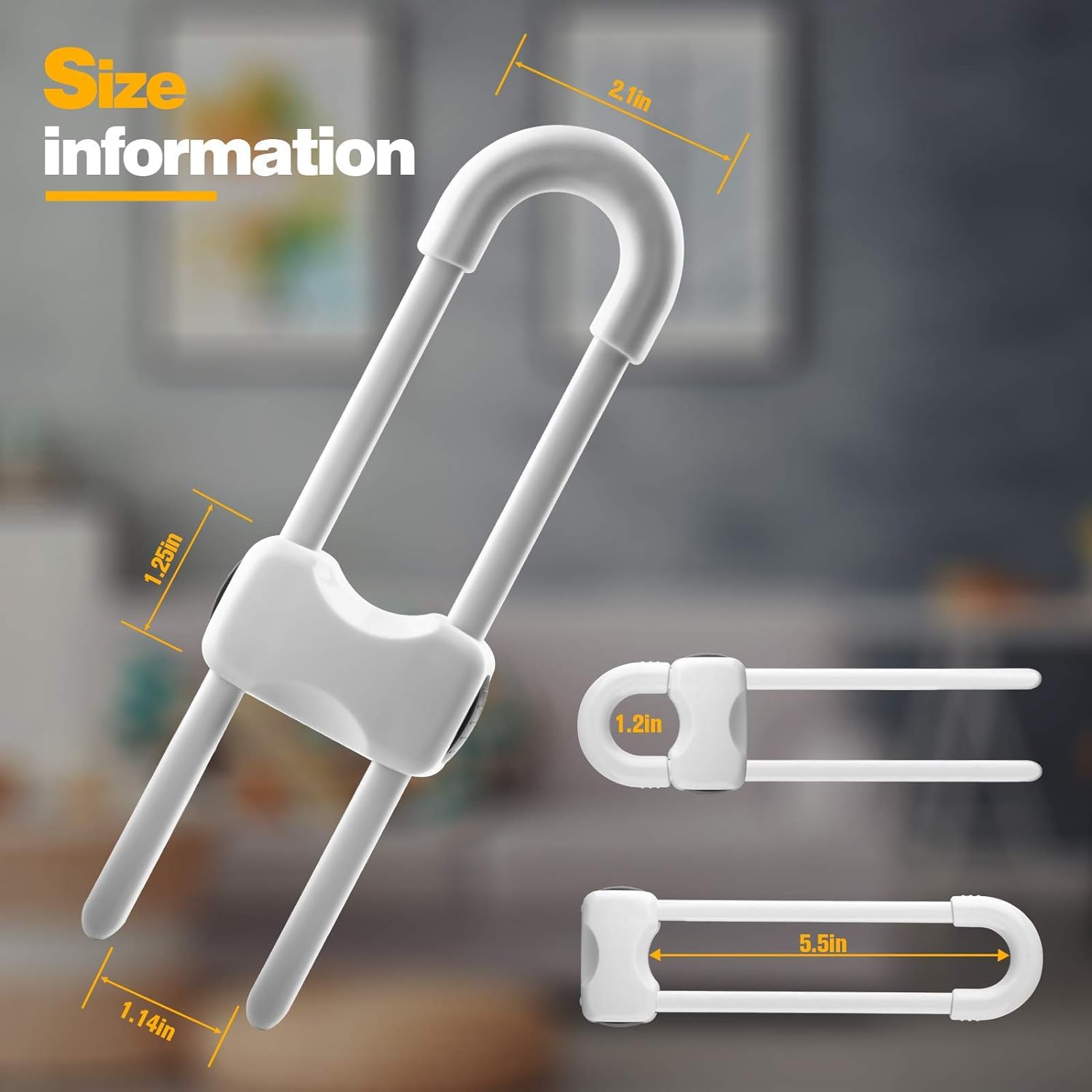 AUAITTECH universal application fits mushroom, D-shaped, and ring handles.