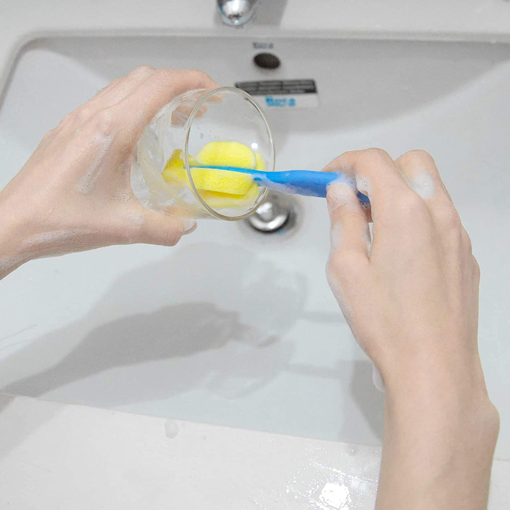 AUEAR nipple brush length 5.63 inches with ergonomic handle for comfortable scrubbing