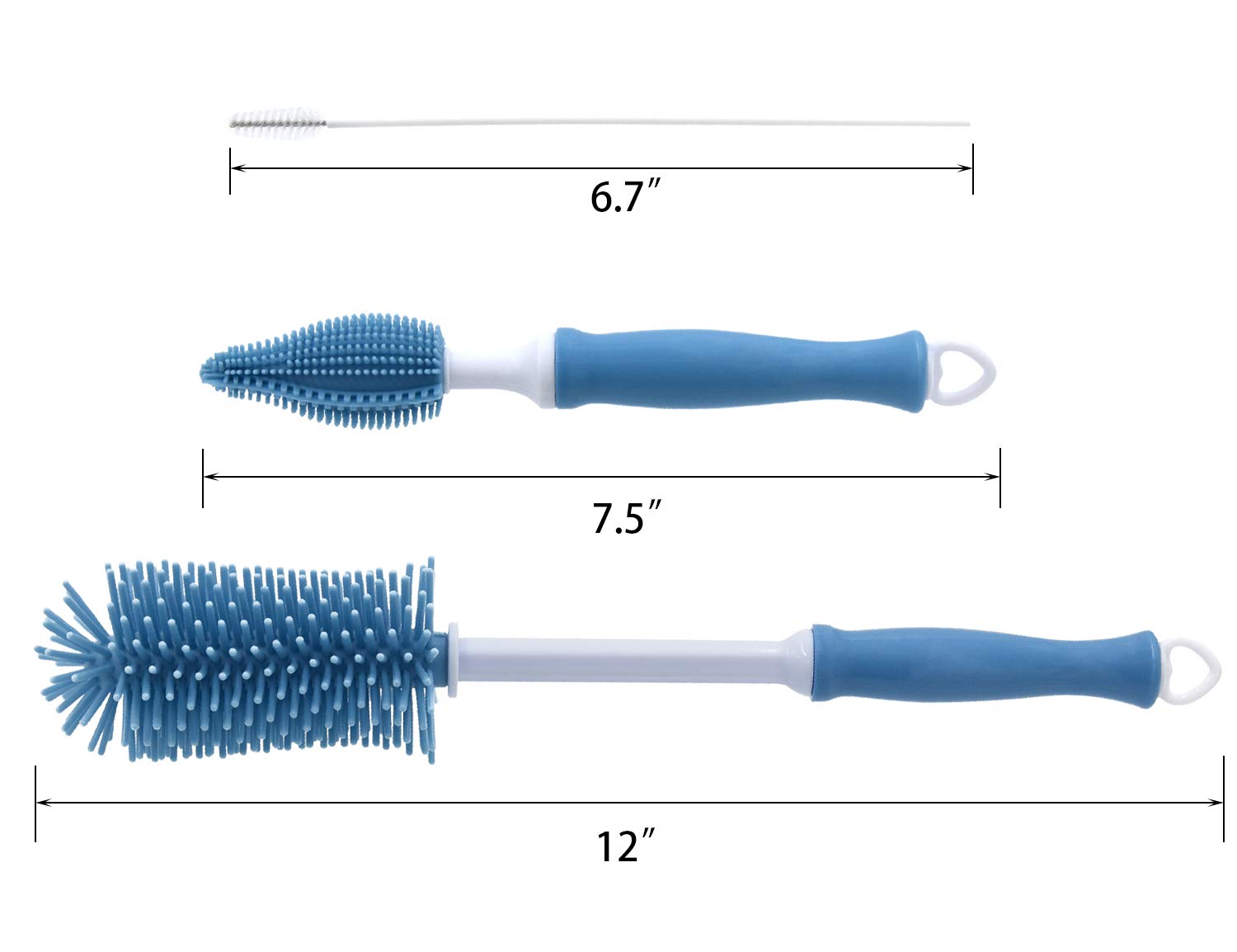 Auerllcy nipple brush detail for precision nipple cleaning