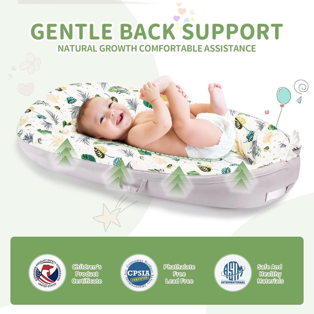 Aufona Baby Lounger ready for cozy play in living room.