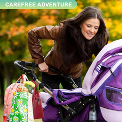 Augwontior durable aluminum stroller hooks resist daily wear for lasting use.