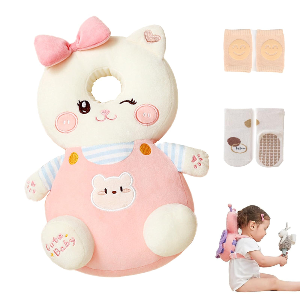 AUKOUPCIL aukoopc head-protector-backpack cushions baby's head during learning to walk.