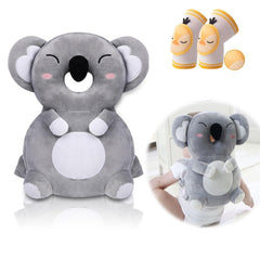 AUKOUPCIL Baby Head Protector backpack front view with soft cushioning.