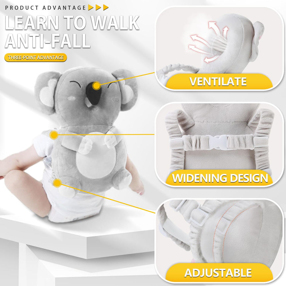 AUKOUPCIL Hollow head groove stabilizes small heads on irregular surfaces.