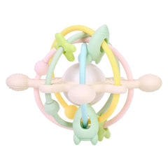 AULEGE milk-white rattle teether for soothing teething relief