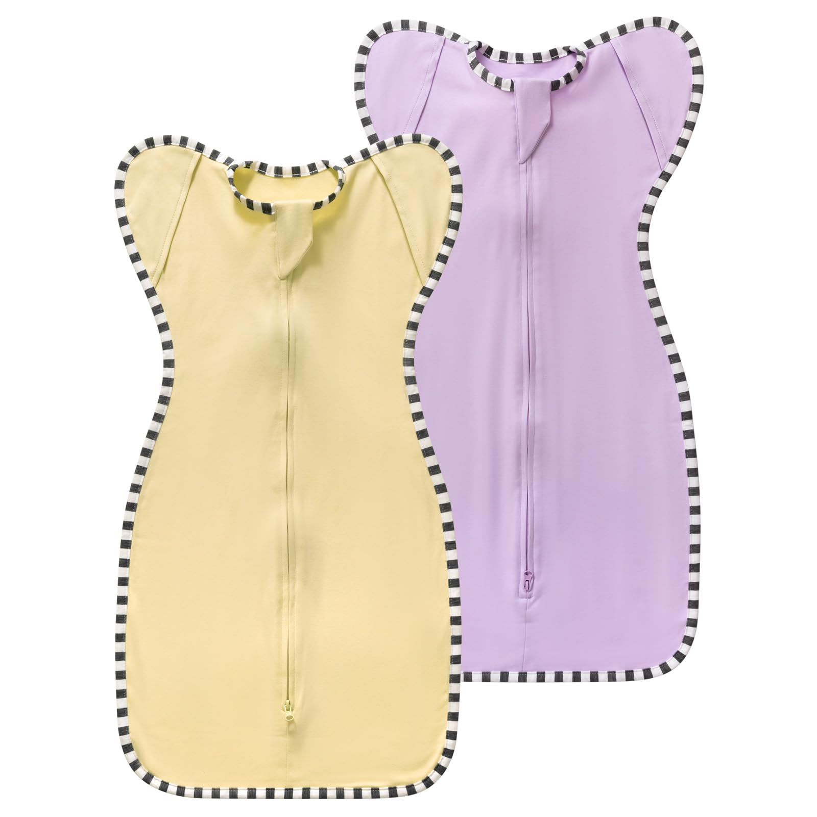 Aullar Baby Transition Swaddle pack features two swaddles for easy nightly swaps.