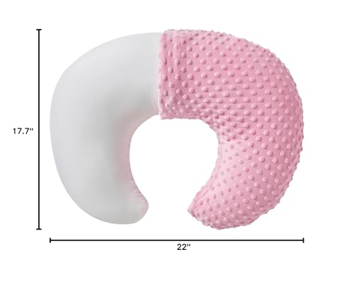 Aullar nursing pillow candy pink compressed-package shows easy unwrapping at delivery