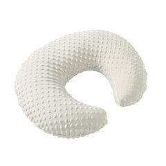 Aullar Nursing Pillow beige cradle-use shows ergonomic breastfeeding cradle position
