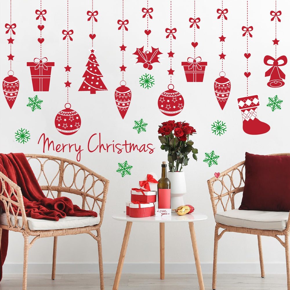 AUNMER Christmas wall decals living room gifts add whimsy and easy repositioning