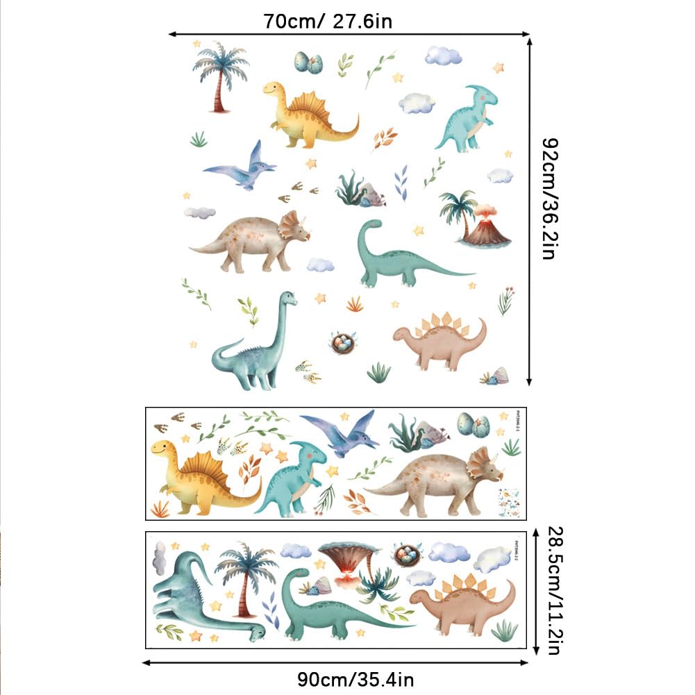Aurbhosa dinosaur wall decal for dorms or offices to add whimsy