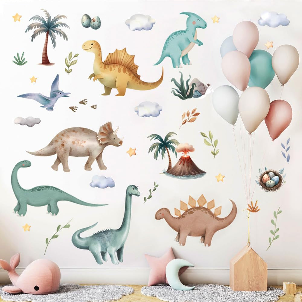 Aurbhosa green plant wall sticker vivid colors brighten nurseries