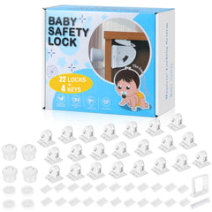 Aurblozen invisible cabinet lock keeps cabinets safe without visible hardware for child safety