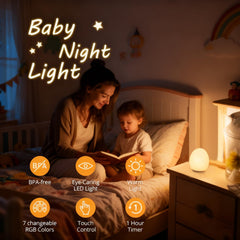 AuroraNiteBeam 7-colors changing mode offers mood-friendly options for kids.