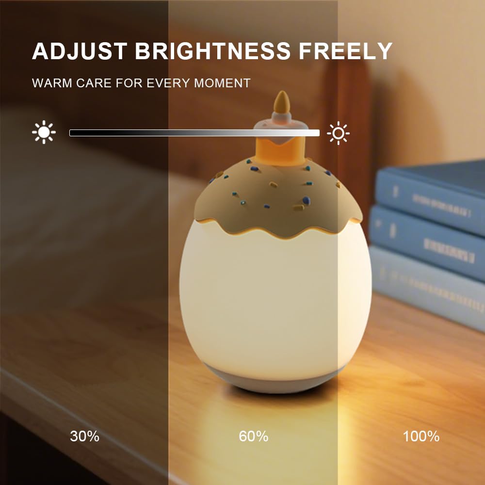 AuroraNiteBeam BPA-free silicone night light with soft touch for little hands