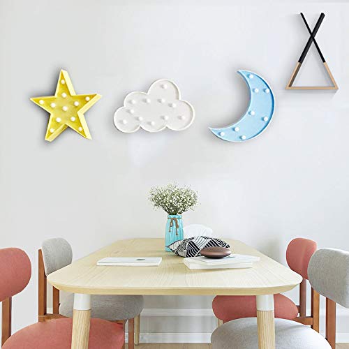 AUSAYE night light with wall-hanging holes for easy display.