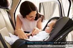 Autobase Baby Car Mirror stays in place with strong mounting system