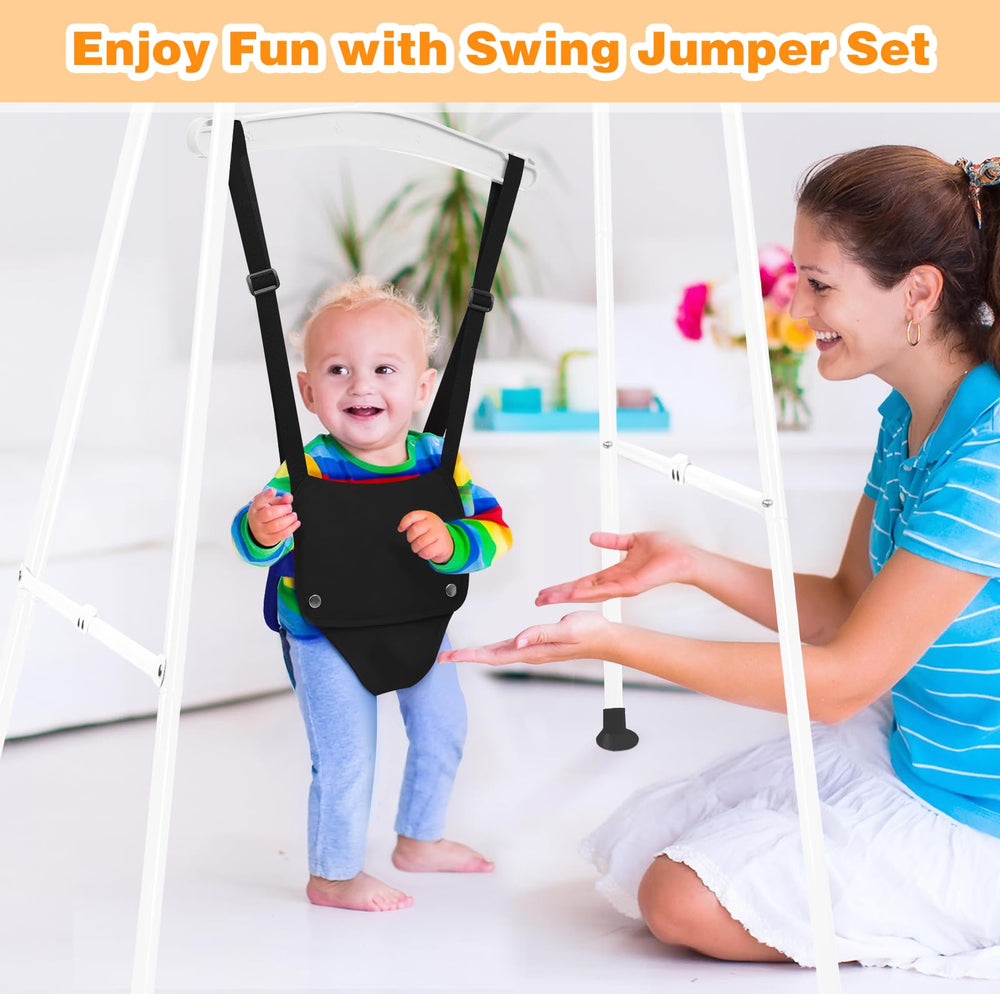 AUTOKAKUM baby jumper easy-assembly helps parents set up quickly