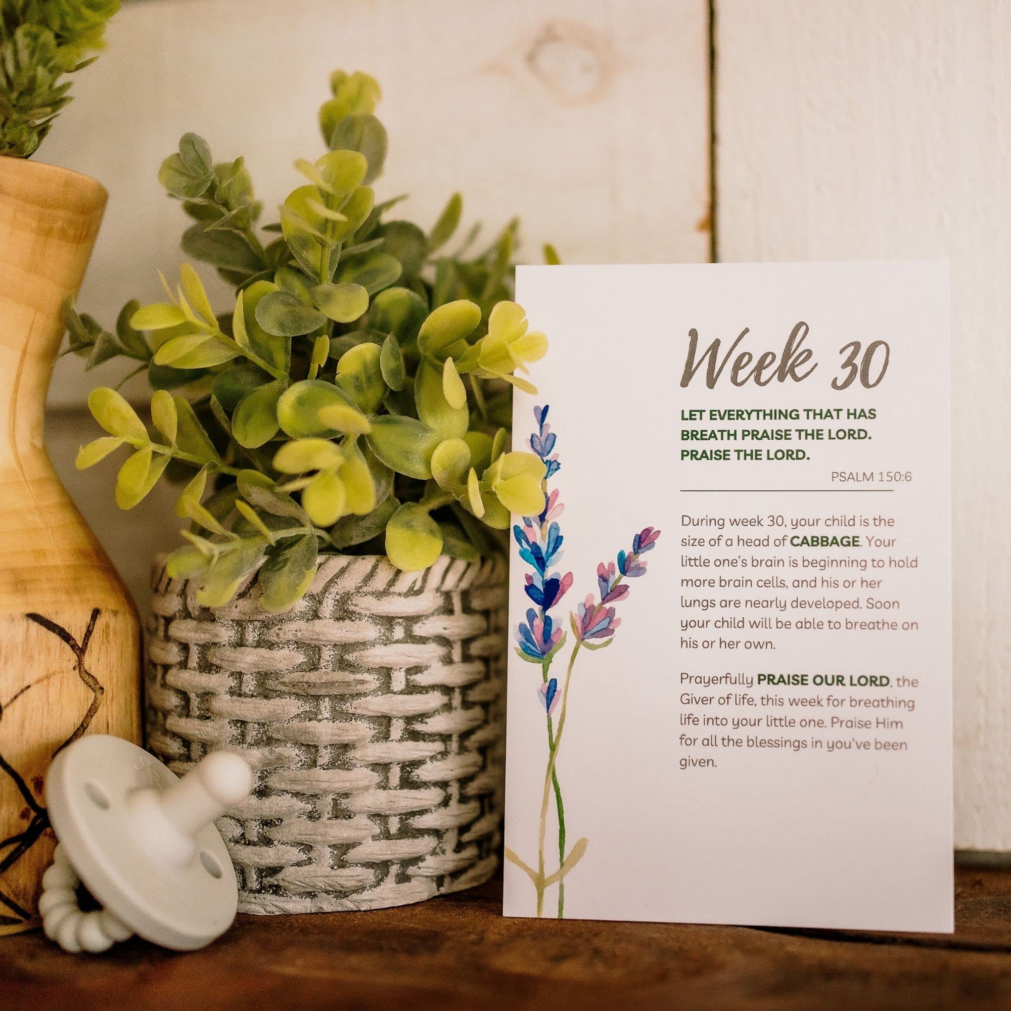 Autumn & Annie Pregnancy Prayer Cards gift-ready set in care package