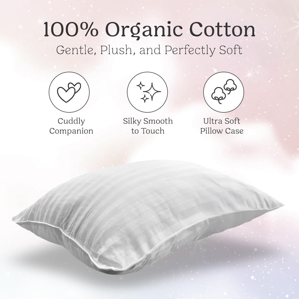 Autumn Bliss Co toddler pillow ready for travel use and on-the-go comfort