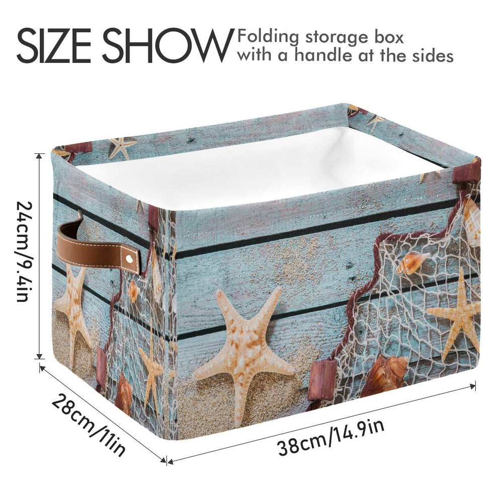 AUUXVA large fabric toy storage cube organizes kids items with easy access