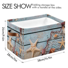 AUUXVA large fabric toy storage cube organizes kids items with easy access