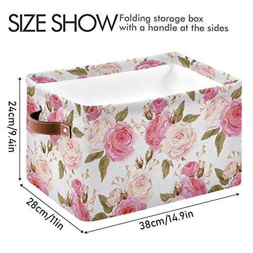 AUUXVA SEULIFE rose pink basket storing baby toys.
