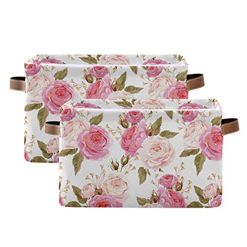 AUUXVA SEULIFE rose pink basket folded for compact storage.