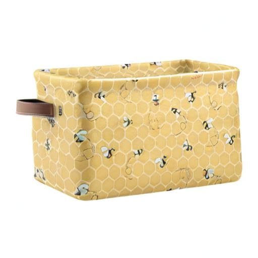 AUUXVA storage basket cube yellow dimensions 15x11x9.5 inches for versatile storage.