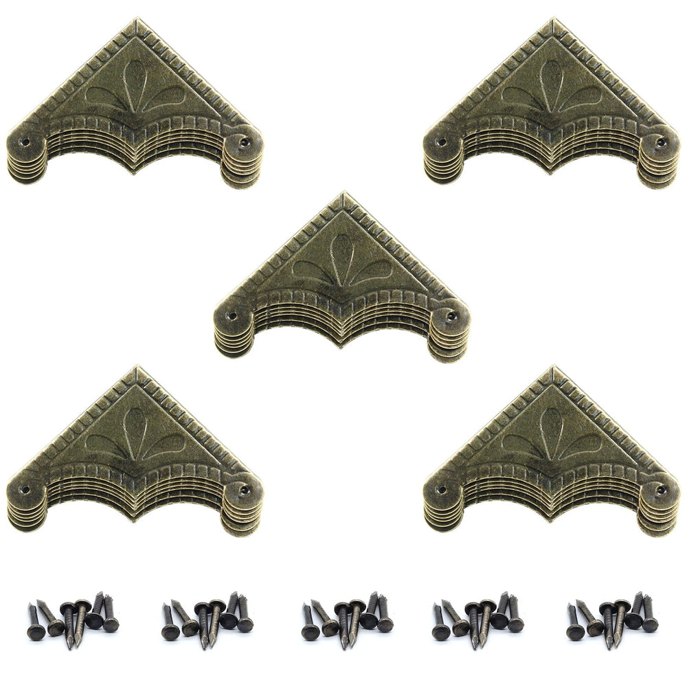 Auvotuis bronze corner guards packaged for easy DIY furniture protection projects.