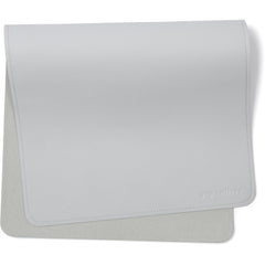 AVA + OLIVER vegan leather changing mat blue folded for easy transport