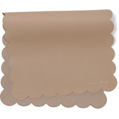 Ava + Oliver vegan leather changing mat folded for travel, compact and portable for on-the-go diapering.