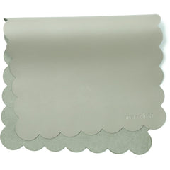 Ava + Oliver vegan leather changing mat flatlay shows durable wipe-clean surface for travel changes.