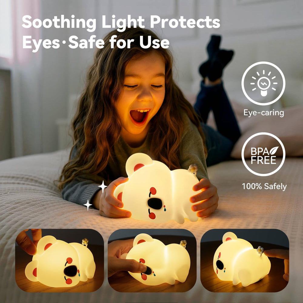 AVACOM Koala Night Light has long battery life for overnight use.