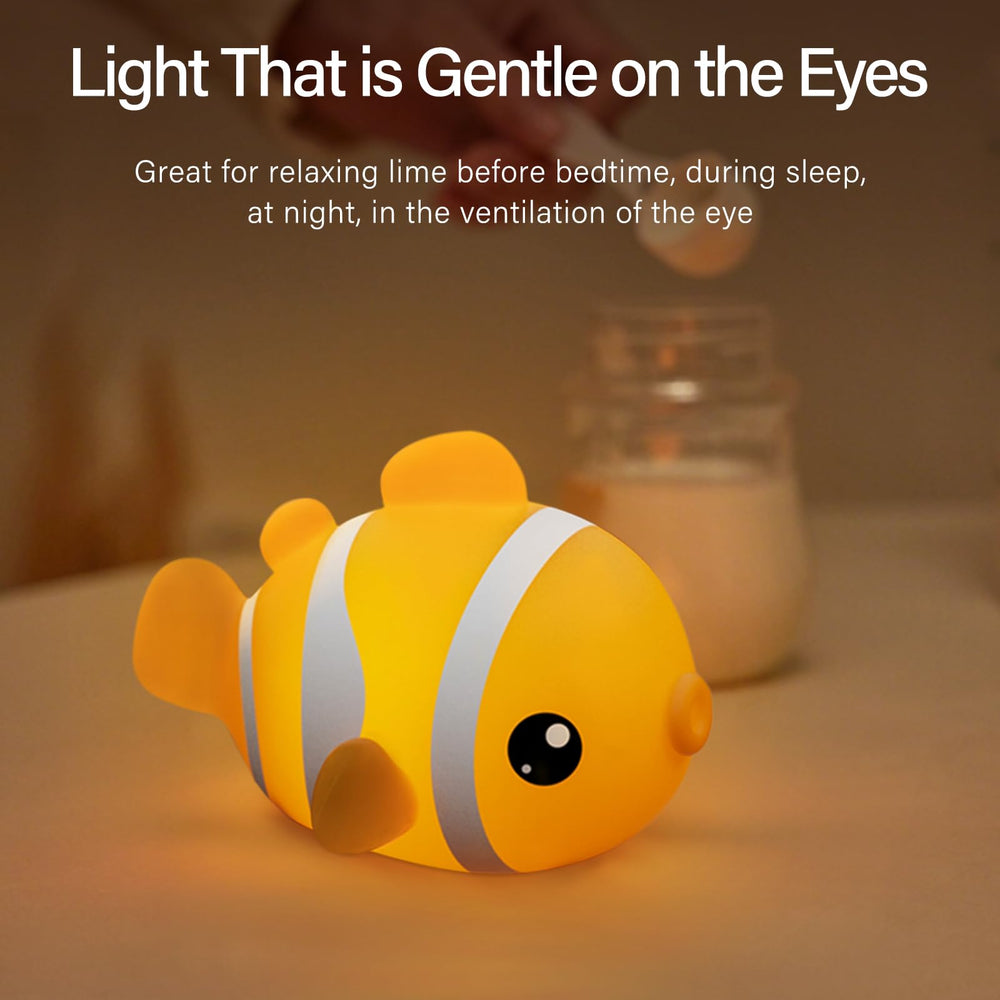 AVACOM night light with included USB cable for convenient recharging.