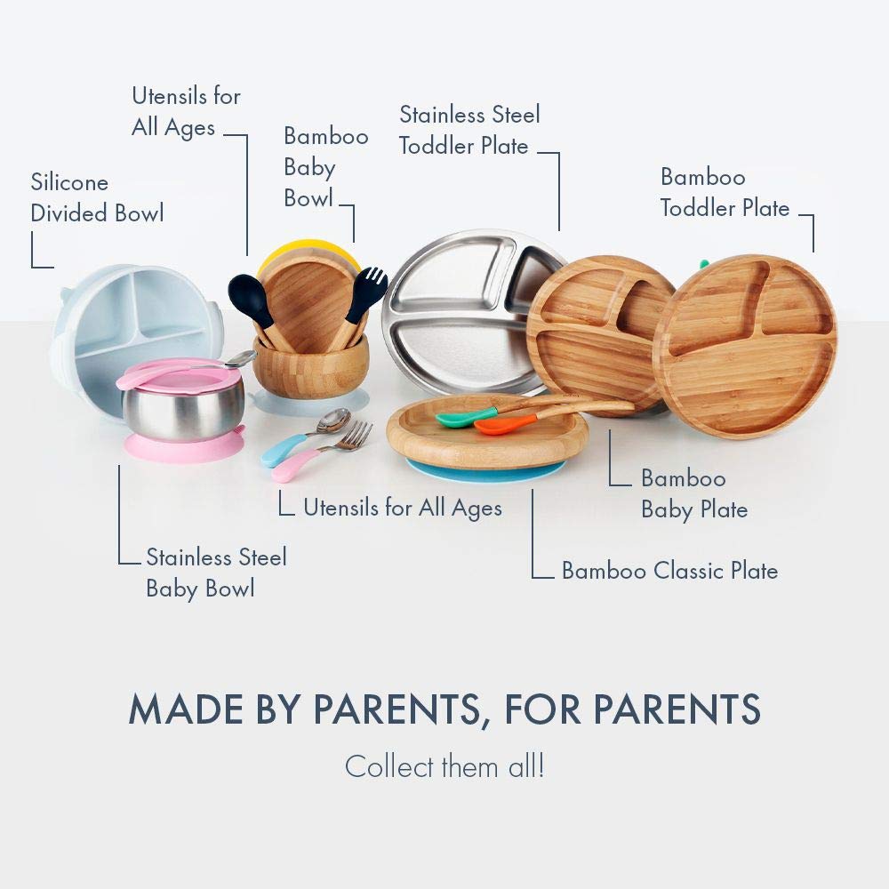 Avanchy baby-led weaning friendly utensils support early feeding independence.