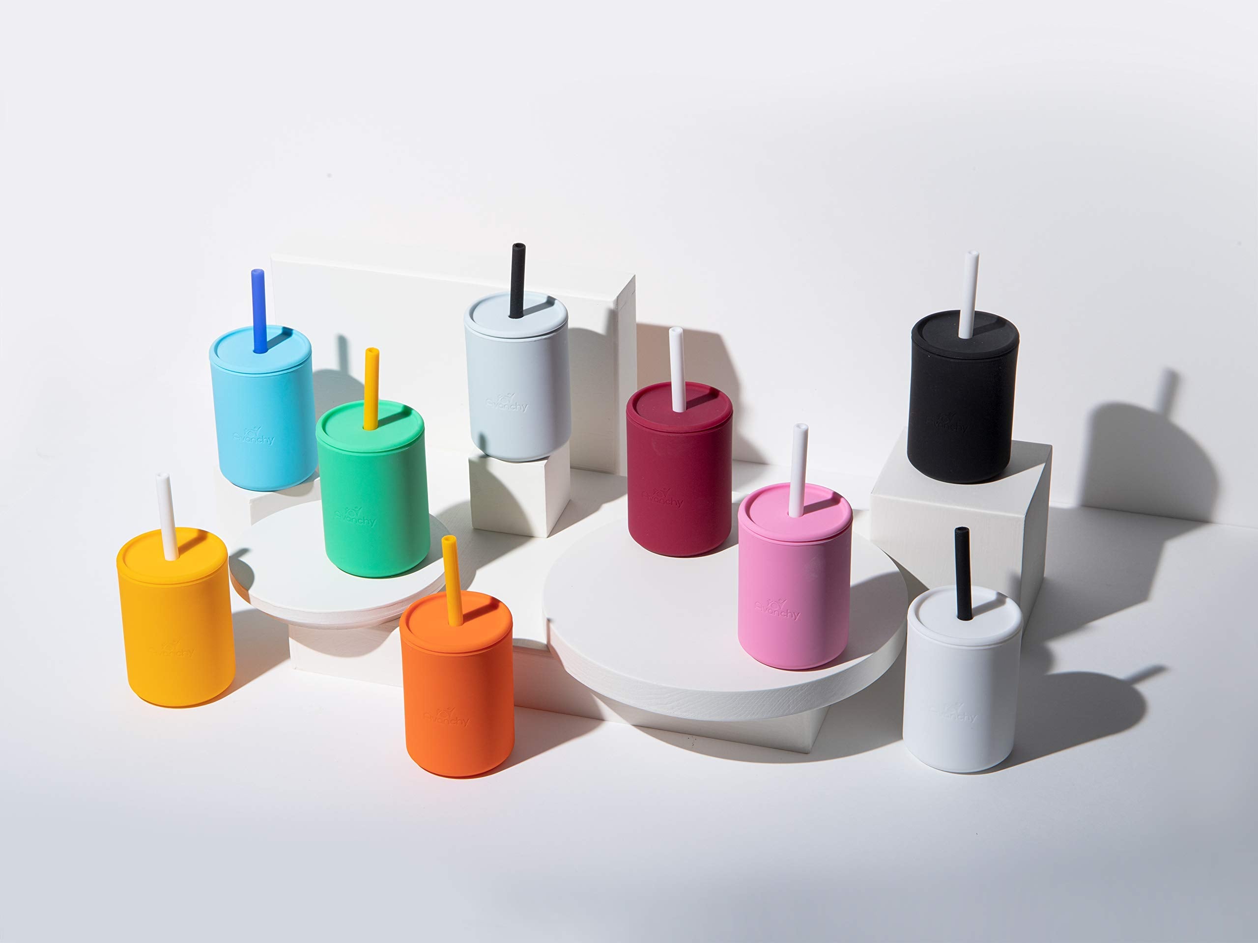 Avanchy durable silicone cup in magenta ready for everyday use