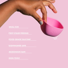 Avanchy easy-grip baby bowls highlight kid-friendly design for small portions.