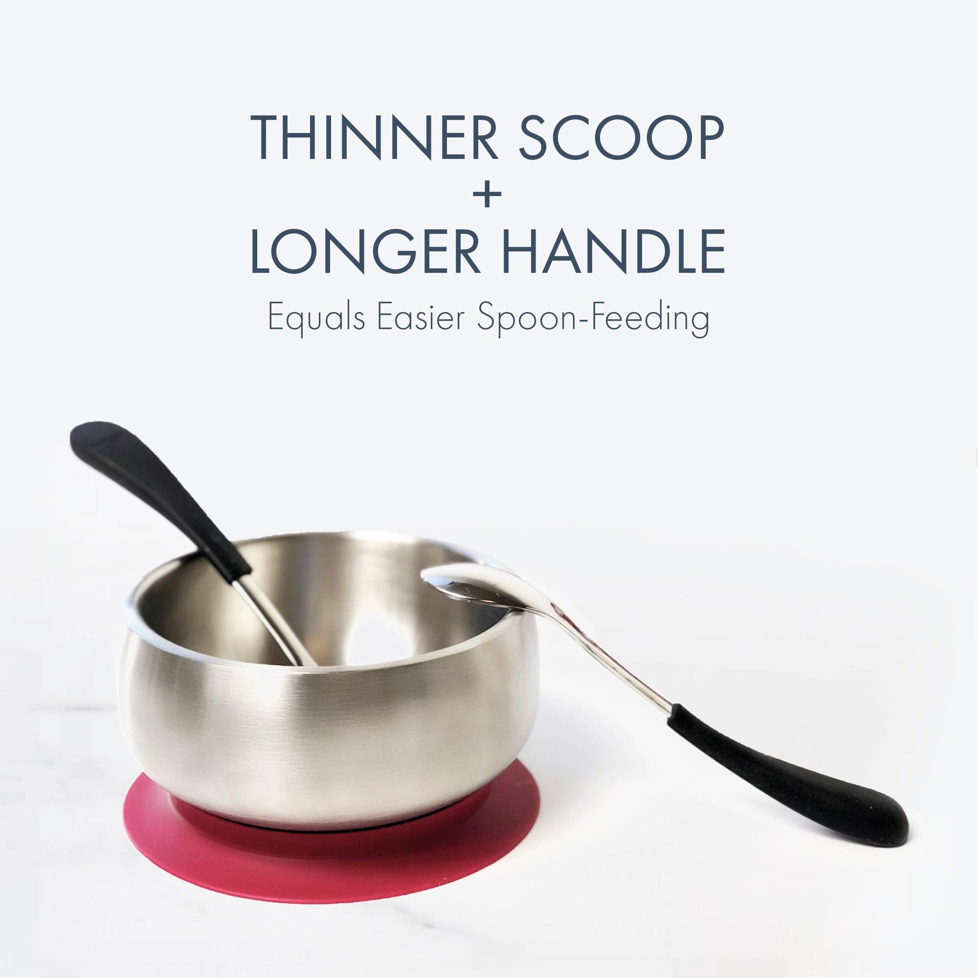 Avanchy ergonomic-design spoons aim to reduce caregiver strain.