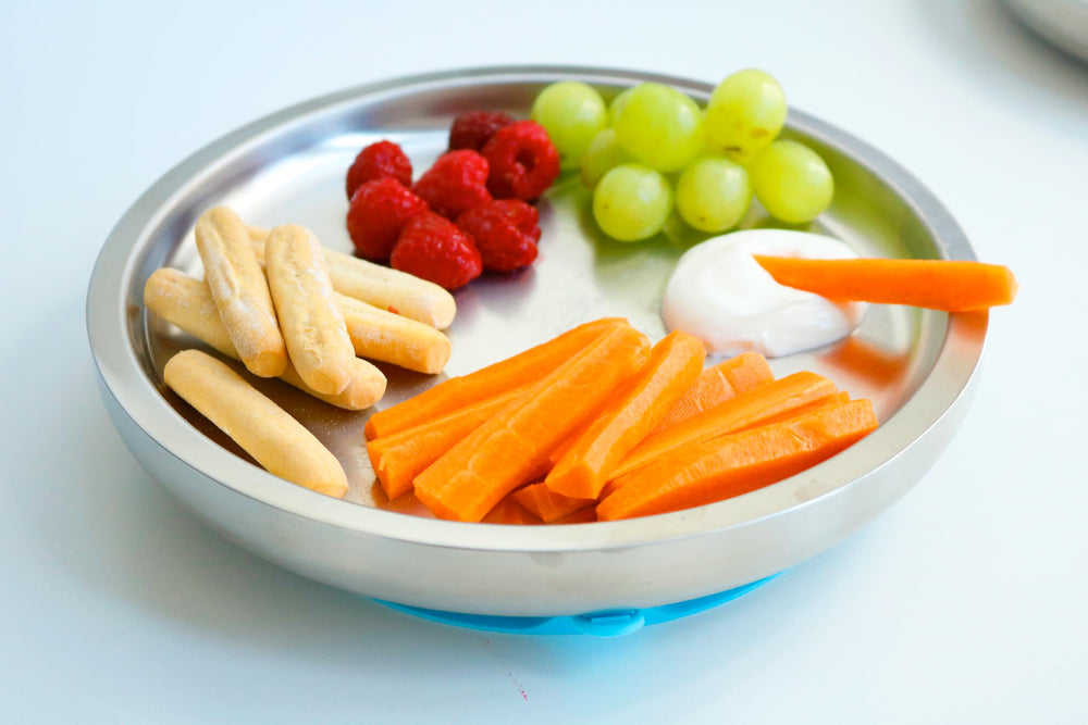 Avanchy Open Baby Plates are BPA-free and non-toxic for safe toddler dining.