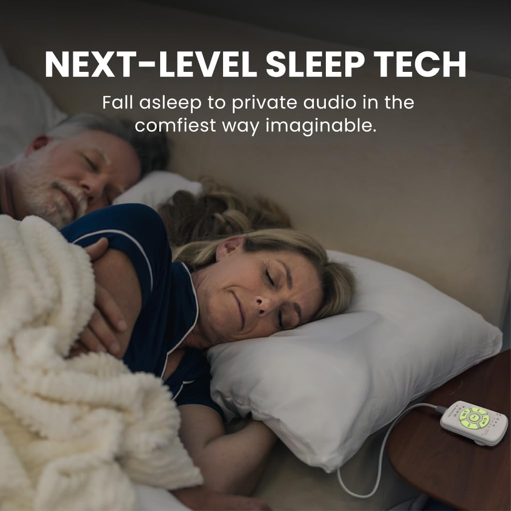 Avantree Slumber 2 close-up of flat speakers for even sound and reduced pressure