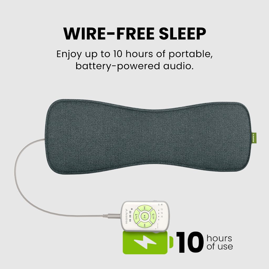 Avantree Slumber 2 remote control and sleep timer in use