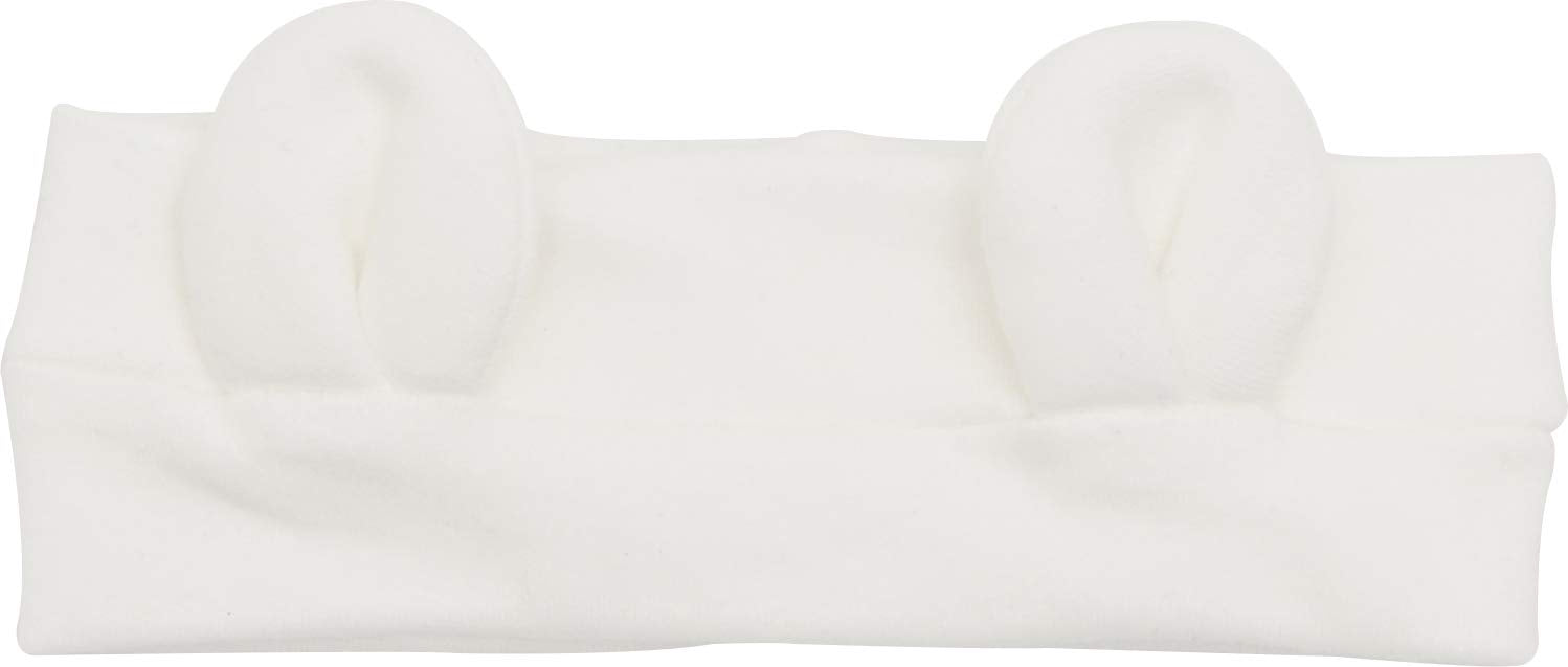 AVAUMA baby headbands bow turban in gray bear style offers comfortable stretch for newborns and toddlers.