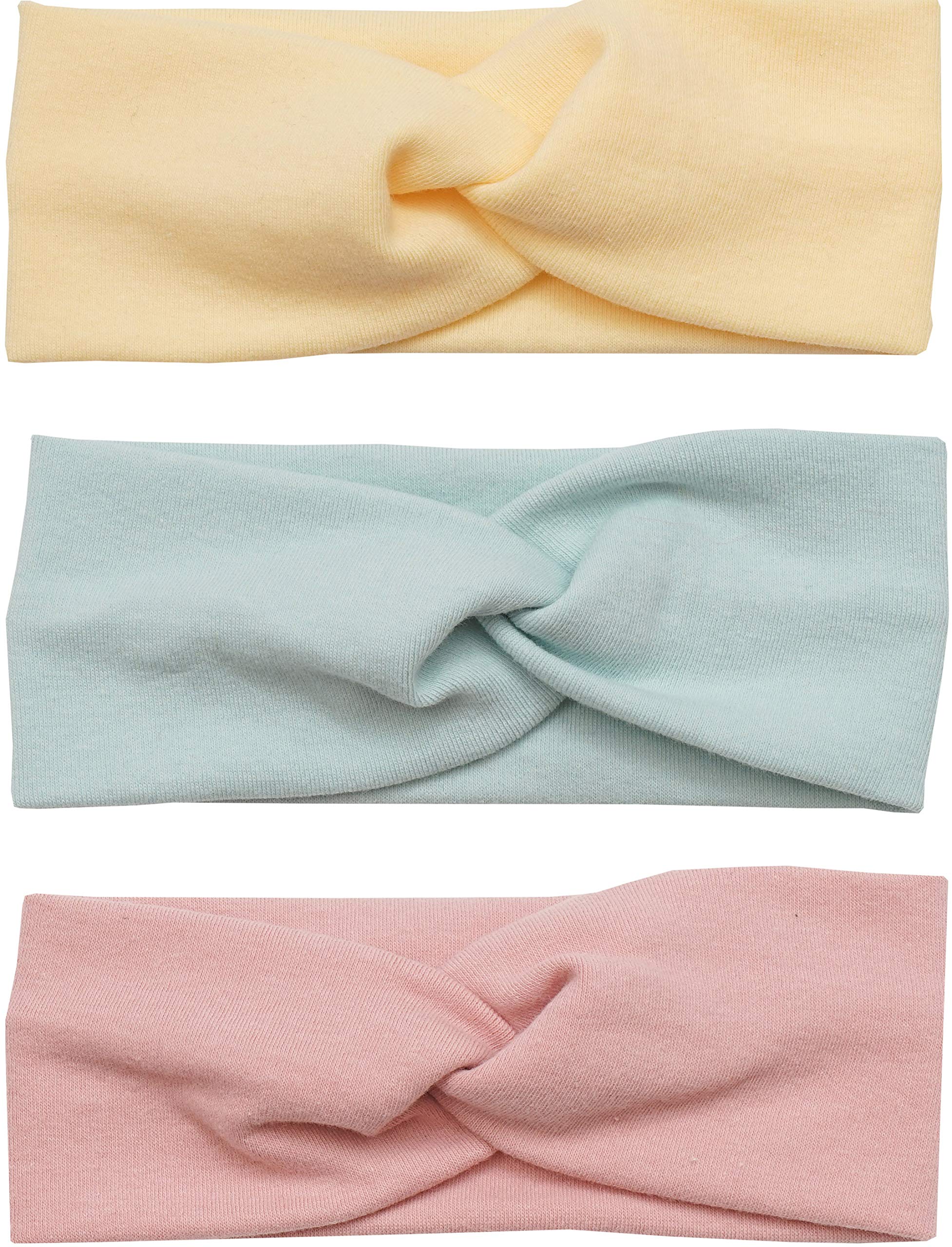 AVAUMA baby headbands in solid colors for everyday wear and coordinated outfits.