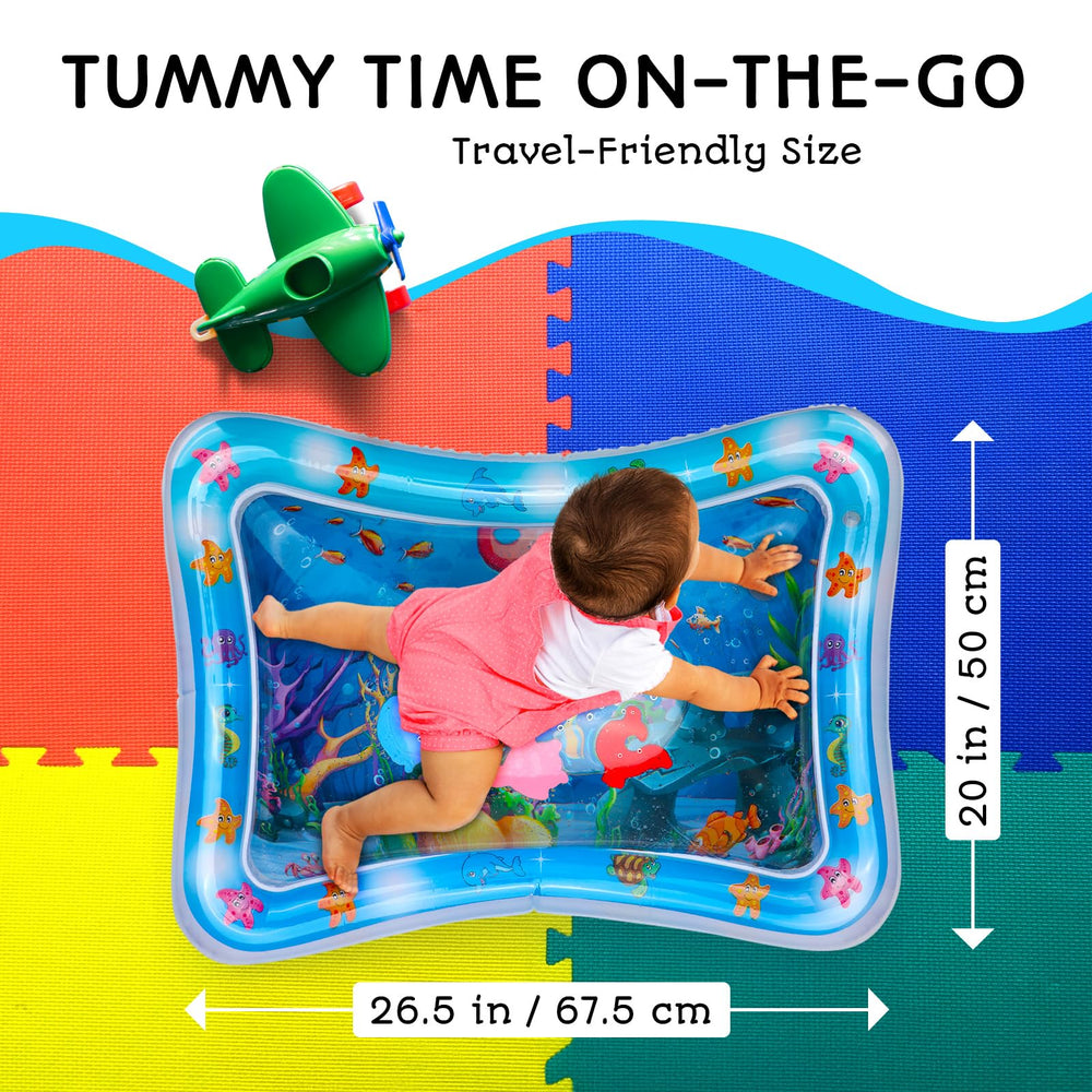 AVEC MAMAN use with warm water in winter for cozy tummy time