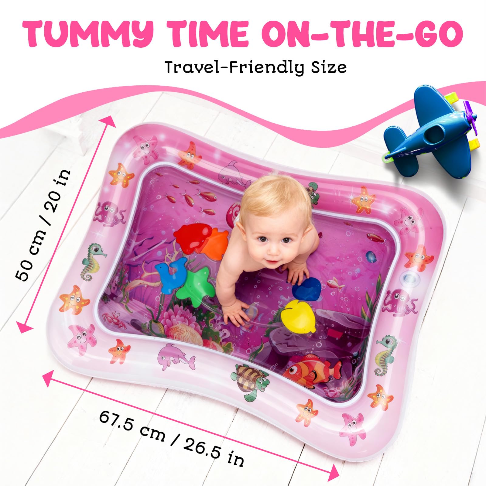 AVEC MAMAN BPA-free and leakproof surface supports safe and durable baby play sessions