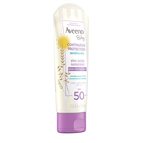 Aveeno Baby National Eczema Association Seal and Skin Cancer Foundation endorsement.