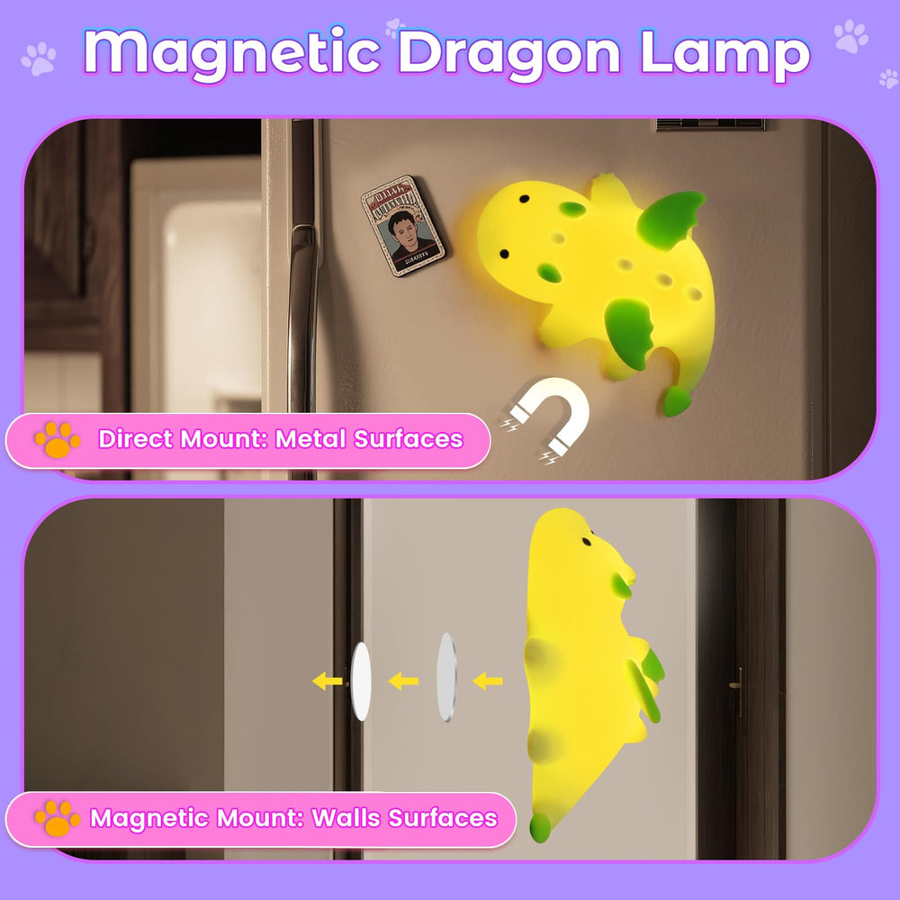 AVEKI dragon night light compact design makes it perfect for nursery, dorms, and trips.