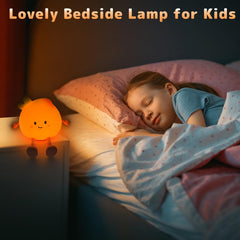 AVEKI Peach Night Light brightness levels: three levels tailor glow for room and activity.